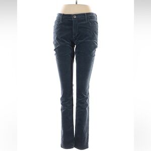 Ann Taylor Loft Deep Blue Modern Skinny Corduroy Pants, Size 27/4